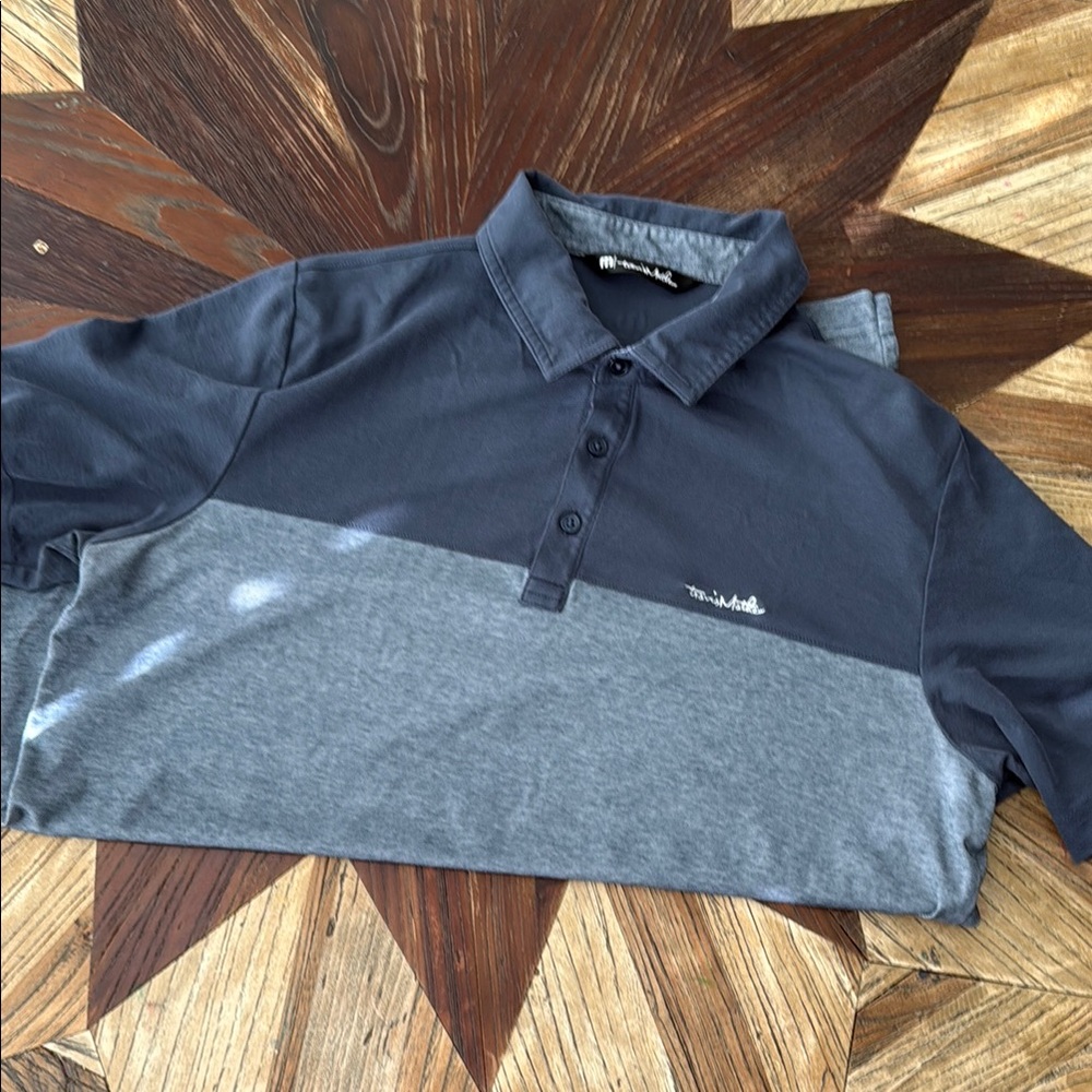 Travis Mathew Blue Polo Shirt